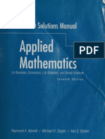Dokumen - Pub Applied Mathematics For Business Economics Life Science and Social Sciences Solution Manualnbsped 0130858897 9780130858894