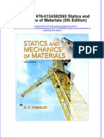 Etextbook 978 0134382593 Statics and Mechanics of Materials 5th Edition