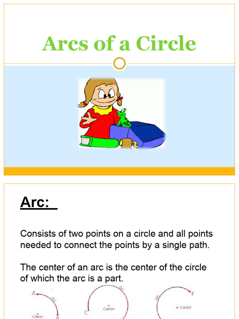 Circle Arcs and Angle Theorems | PDF | Science & Mathematics