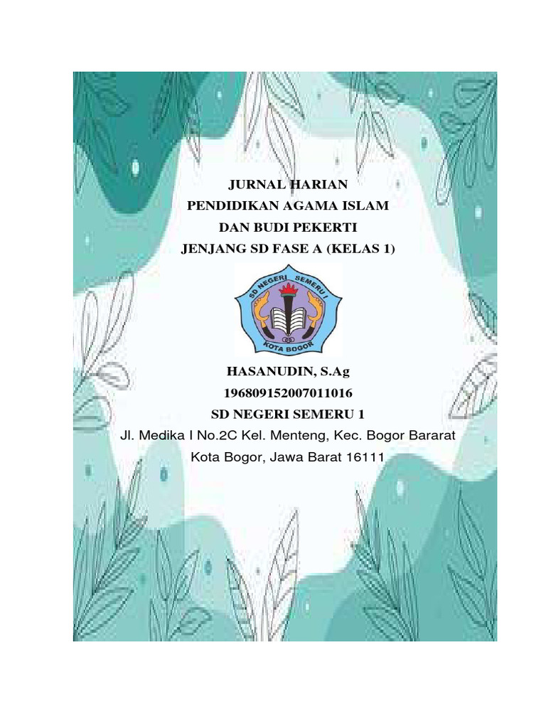 Jurnal Harian Pembelajaran Pancasila SD | PDF