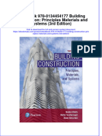 Etextbook 978 0134454177 Building Construction Principles Materials and Systems 3rd Edition