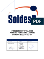 Hseq-Ptsig-001 - Procedimiento Armado y Desarme de Andamios