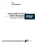 Ericsson Consono MD110 PBX CSA EL7 TCP-IP VM Integration