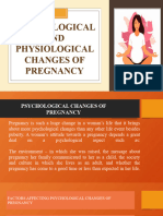 Psychological and Physiological Changes of Pregnancy