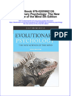 Etextbook 978 0205992126 Evolutionary Psychology The New Science of The Mind 5th Edition