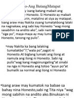 Honesto-Ang BatangMatapat ESP Q2, WEEK 3