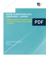 Guide Formation Des Équipages - Avion Ed1 V2 Septembre 21