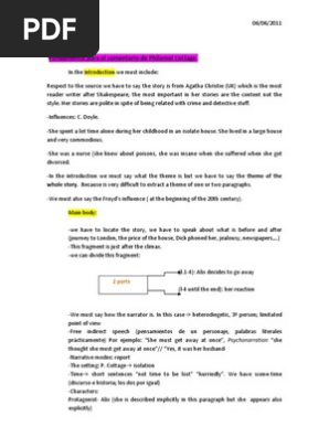 Fundamental Para El Comentario De Philomel Cottage Fiction