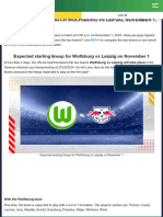Wolfsburg Vs Leipzig