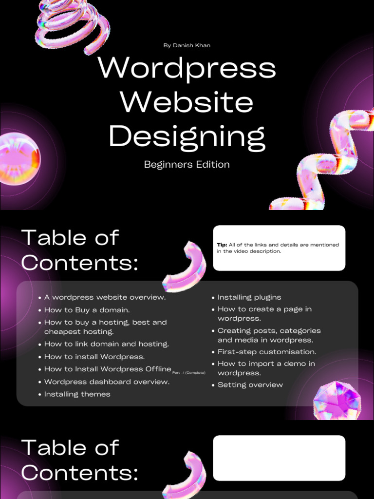 WordPress Guide for Beginners | PDF | Word Press | Websites