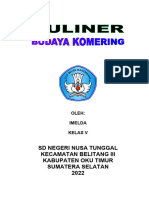 Budaya Komering Makanan Burgo Dan Bekasam