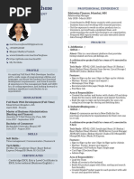 Martina Varghese Resume