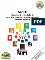 Arts7 q2 Mod1 Arts and Crafts of MIMAROPA and Visayas Regions