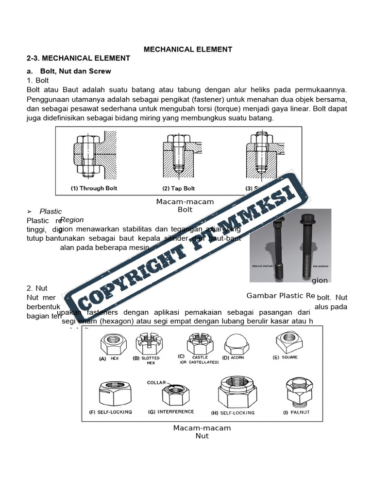 Mechanical Element | PDF