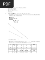 Special Cases in Linear Programming