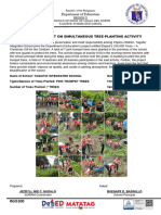 NARRATIVE REPORT ON SIMULTANEOUS TREE Planting Activity