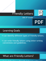 Friendly Letters