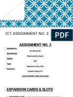 Ict Assignment No. 2: Expansion Cards & Slots, Ports