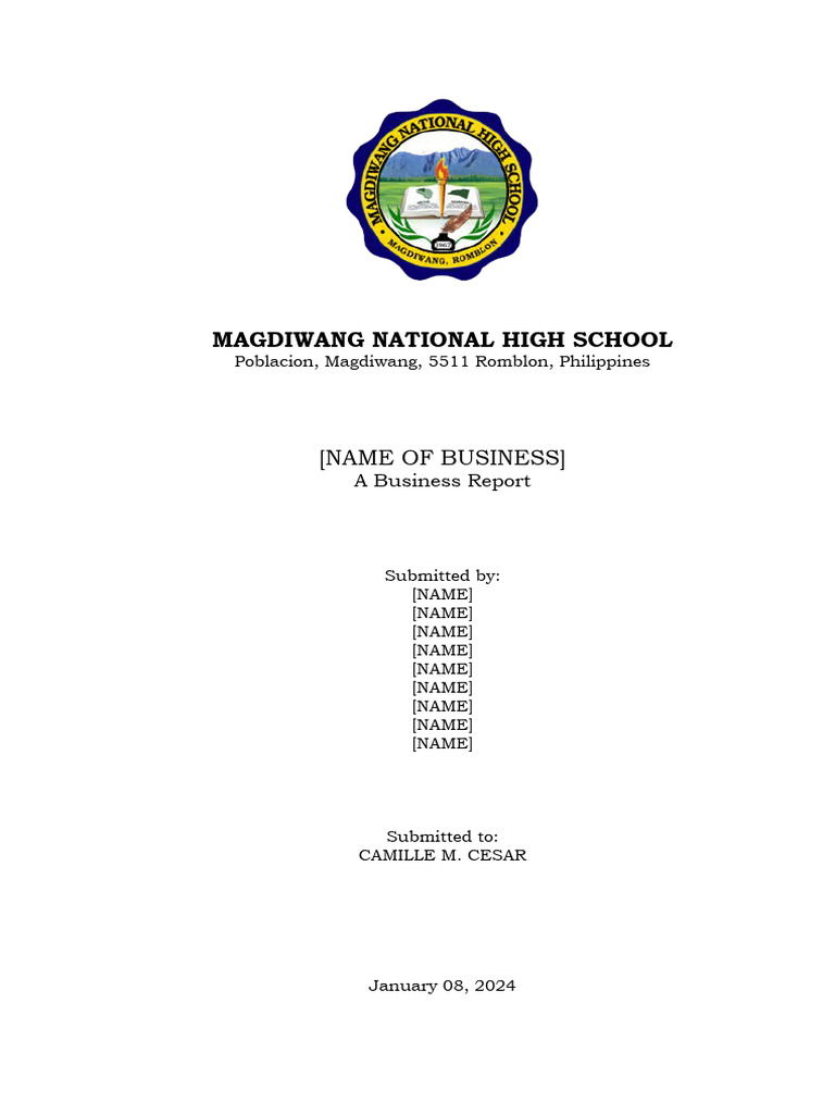 Business Report | PDF