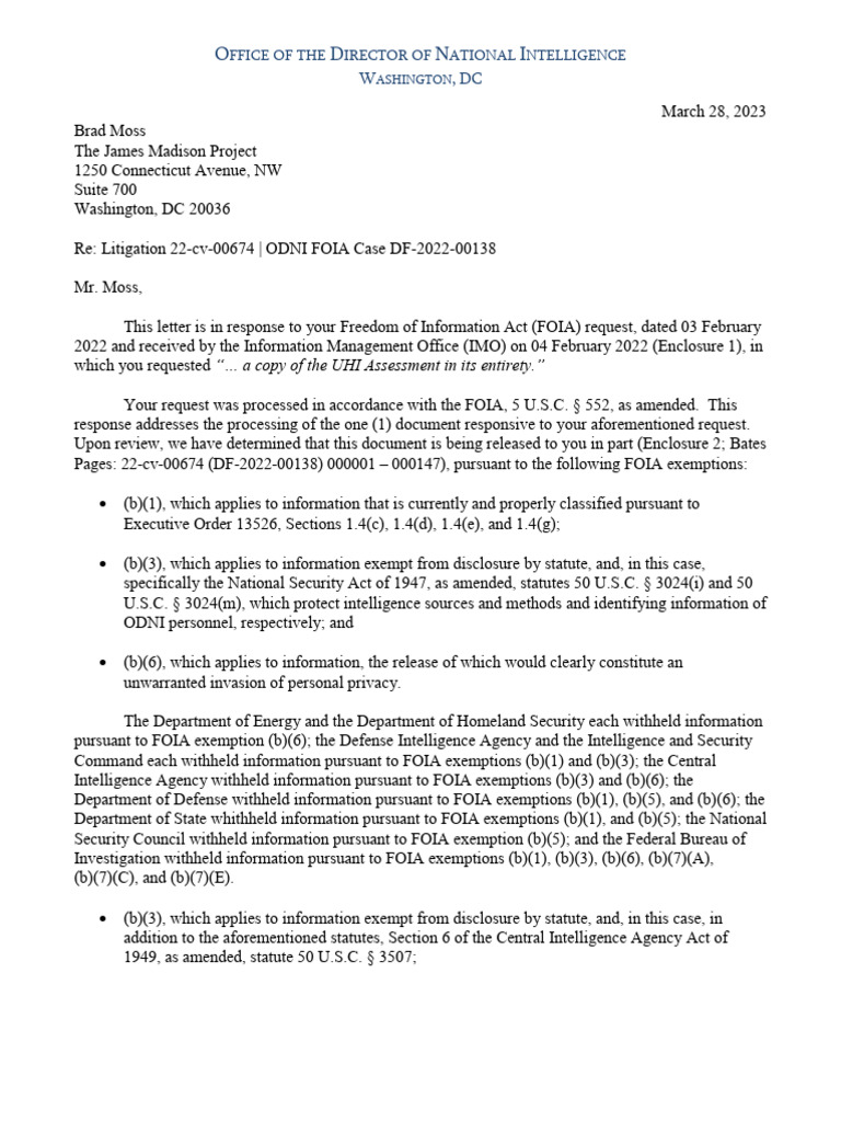 Redacted Report On Ahi Havsyn | PDF | Vertigo | Freedom Of Information ...