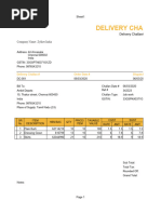 Delivery Challan Template