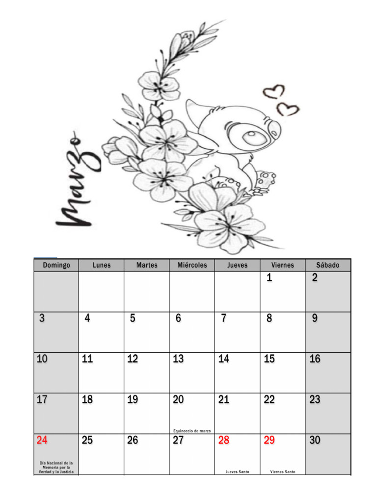 calendariomarzo2024argentinads PDF