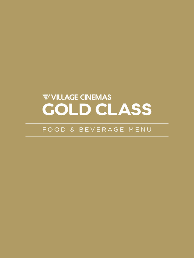 Gold Class Menu September 23 PDF