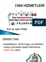 7.Hafta-ERKEN TANI HİZMETLERİ