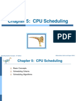 Chapter 5a - CPU Scheduling