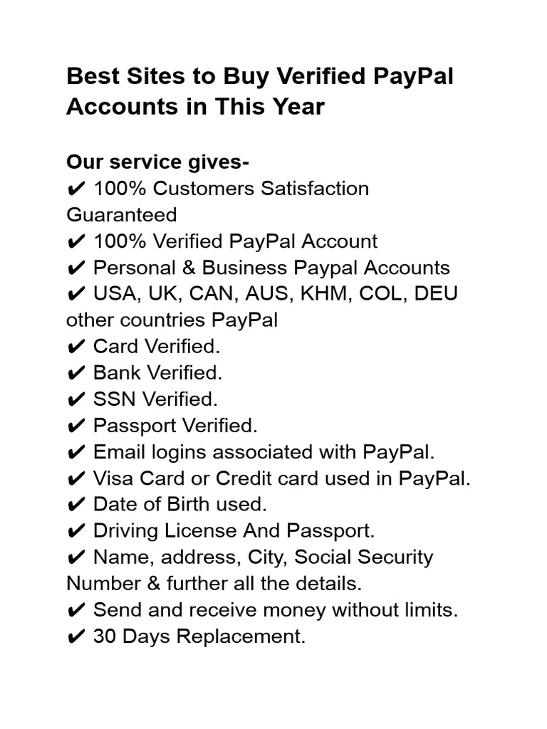 Buy Verified Paypal Accounts PDF Pay Pal Plutocracy