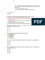 Soal LATIHAN STOIKIOMETRI Stoikiometri KUNCI