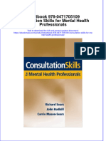 Etextbook 978 0471705109 Consultation Skills For Mental Health Professionals