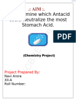 Proj. Antacids