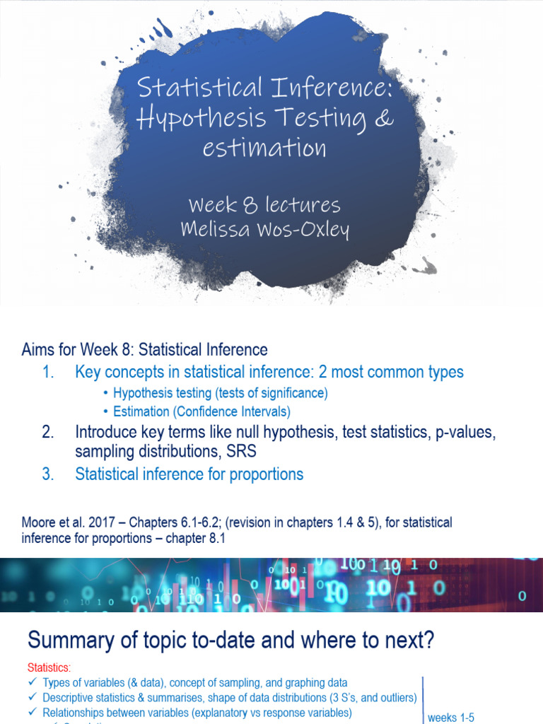 Biostatistics 8 PDF Statistics Statistical Hypothesis Testing