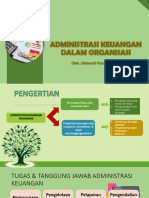 Administrasi Keuangan Dalam Organisasi