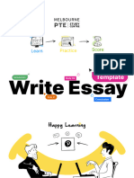 PTE Essay Template With Sample Answers