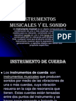 Instrumentos Musicales y El Sonido