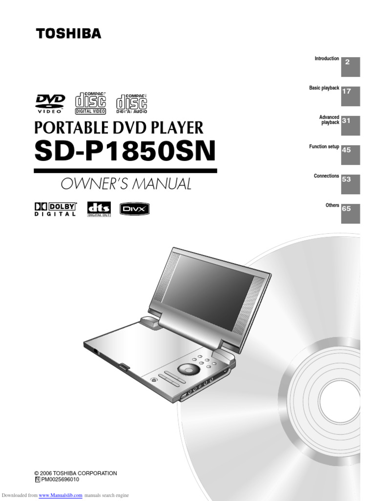 Manual Toshiba Pdf Compact Disc Dvd