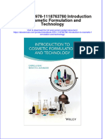 Etextbook 978 1118763780 Introduction To Cosmetic Formulation and Technology
