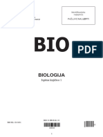 Biologija: Ispitna Knjižica 1