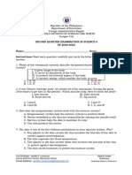 Science 6 2ND Periodical Test