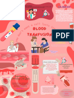 Red and White Simple Modern Blood Donation Poster