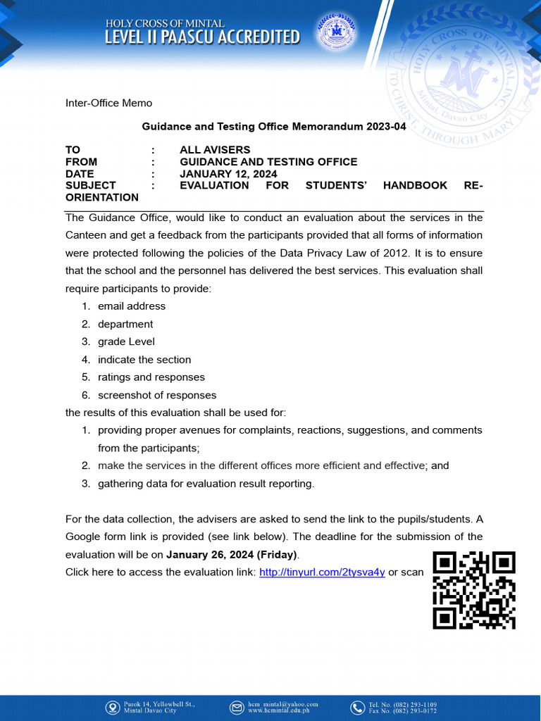 Guidance Office Memorandum 2023 04 PDF