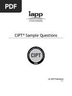 CIPT SampleQuestions v5.1