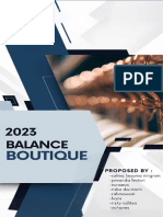 Proposal Balance Boutique