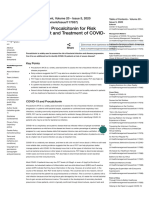 The Role of Procalcitonin For Risk Assessment and Treatment of COVID-19 Patients