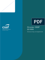 CSSF Circular 22-806 - Outsourcing Arrangements