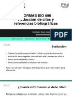 NORMAS ISO 690 Citas Textuales