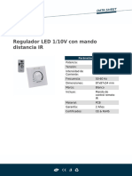 Regulador LED 1 - 10V Con Mando Distancia IR