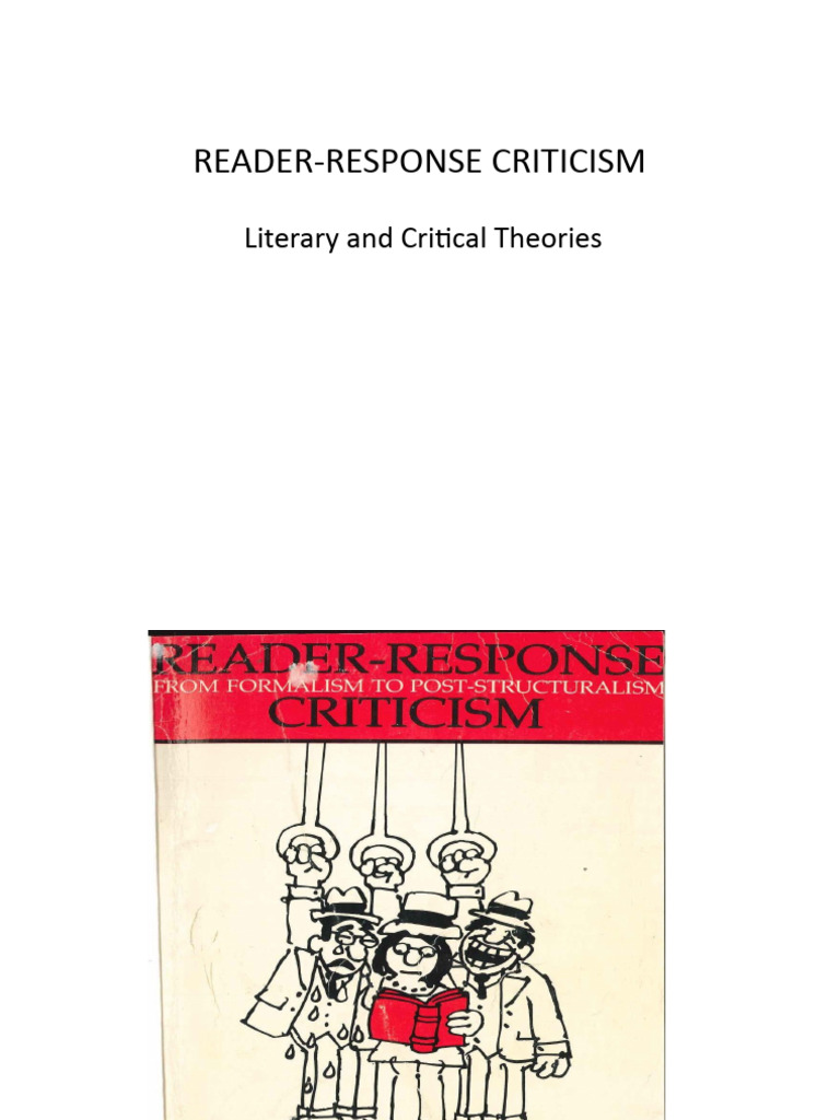 Understanding ReaderResponse Criticism PDF Narration